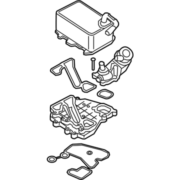 Volkswagen 059-117-015-P Oil Cooler