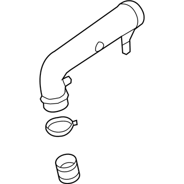 Volkswagen GTI Air Intake Hose - 1K0-129-654-AP