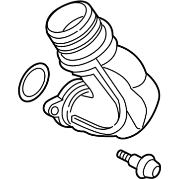 2017 Volkswagen Jetta Air Intake Hose - 04E-129-654-N