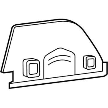 Volkswagen 1C0-867-429-C-1BS Wheelhouse Trim