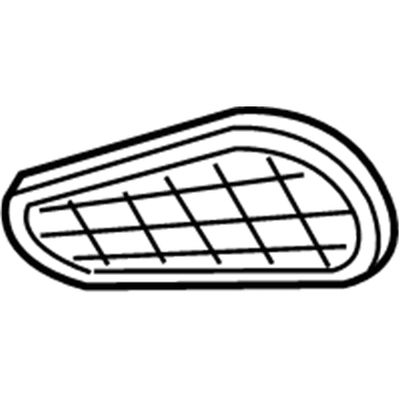 Volkswagen 1C0-868-479-01C Grille