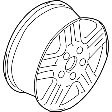 Volkswagen Touareg Alloy Wheels - 7L6-601-025-T-Z31