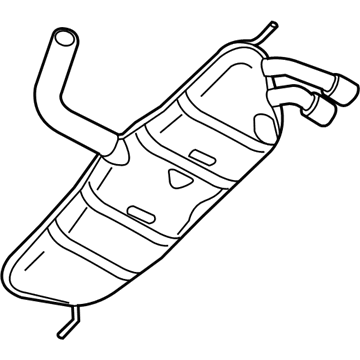 Volkswagen Golf Muffler - 5K6-253-609-AF