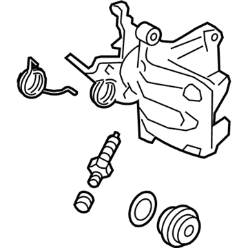 Volkswagen Passat Brake Caliper - 5QM-615-423-B