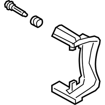 Volkswagen GTI Brake Caliper Bracket - 5QM-615-425-B