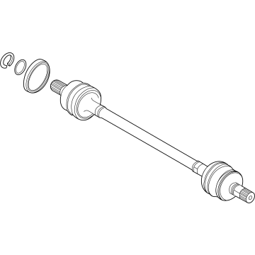 Volkswagen 5WA-501-203-A Axle Assembly