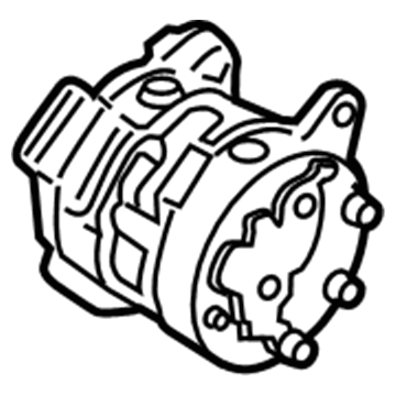 Volkswagen A/C Compressor - 1J0-820-803-N