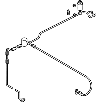 Volkswagen Jetta A/C Hose - 1J1-820-741-B