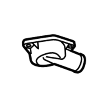 Volkswagen Thermostat Housing - 022-121-121-D