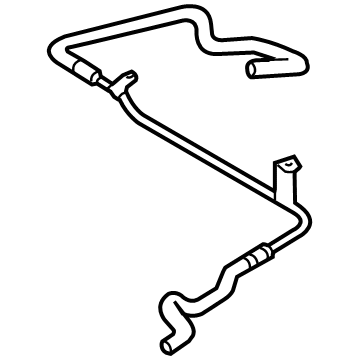 Volkswagen Golf Power Steering Hose - 1J1-422-891-AP
