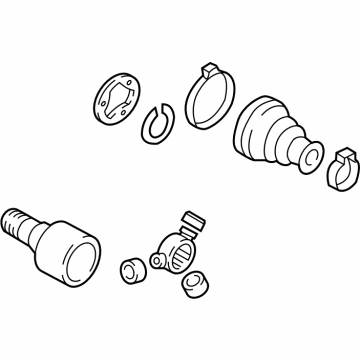 Volkswagen Jetta CV Joint - 5QM-498-103-D