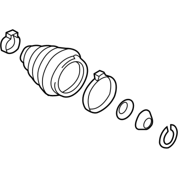 Volkswagen Jetta CV Joint Boot - 6R0-498-203-A