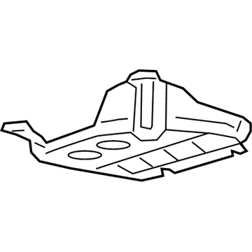 Volkswagen Atlas Exhaust Heat Shield - 3QF-825-711-C