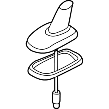 Volkswagen GTI Antenna - 3C0-035-507-N