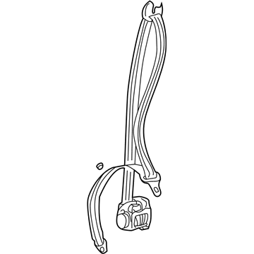 Volkswagen Seat Belt - 3B1-857-705-C-HCP