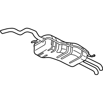 Volkswagen Golf Muffler - JZW-253-609-AB