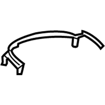 Volkswagen 3D1-858-435-5W8 Cluster Trim Mount Plate