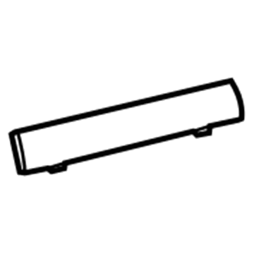 Volkswagen 3D1-853-189-D-1SG Inner Molding