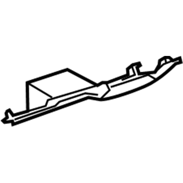 Volkswagen 3D1-857-505-E-B41 Mount Panel