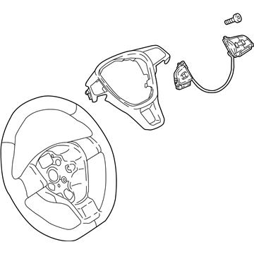 Volkswagen Steering Wheel - 5NN-419-091-BB-81U