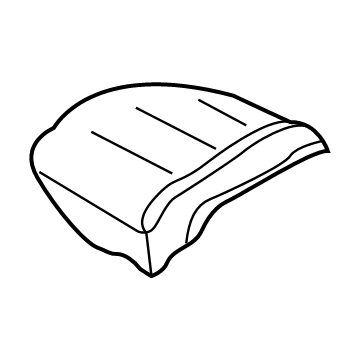 Volkswagen 1J0-885-406-DC-LGL Cushion Cover