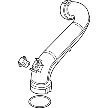 Volkswagen Jetta Intercooler Hose - 04E-145-673-G