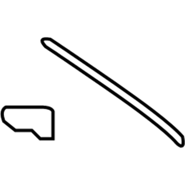 Volkswagen Weather Strip - 5K0-823-707-C