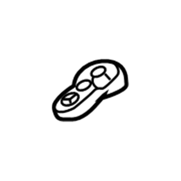 Volkswagen Beetle Car Key - 1J0-959-753-T