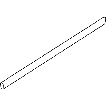 Volkswagen CC Door Moldings - 3C8-853-073-B-2ZZ