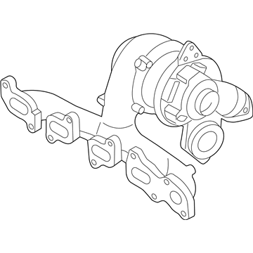 Volkswagen Jetta Turbocharger - 04L-253-020-P