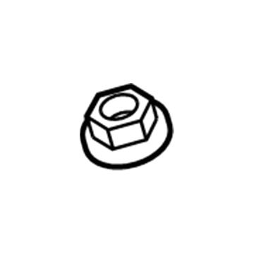 Volkswagen N-106-092-04 Wiper Arm Nut