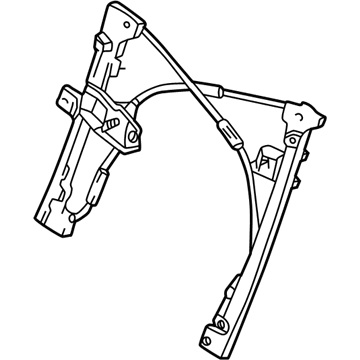 Volkswagen 1H0-837-401-B Window Regulator