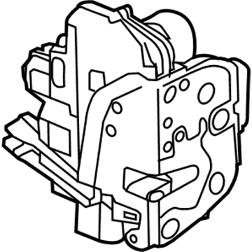 Volkswagen Touareg Door Lock - 4G1-837-015-A
