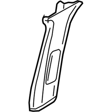 Volkswagen Jetta Pillar Panels - 1J5-868-418-D-54A