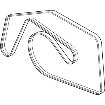 Volkswagen Touareg Drive Belt - 059-903-137-T