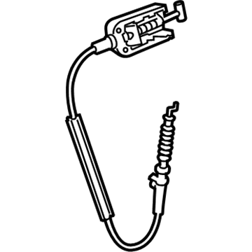Volkswagen Tiguan Door Latch Cable - 5N0-837-017-E