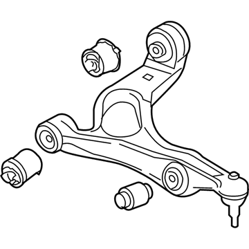 Volkswagen Touareg Control Arm - 7L0-407-151-H