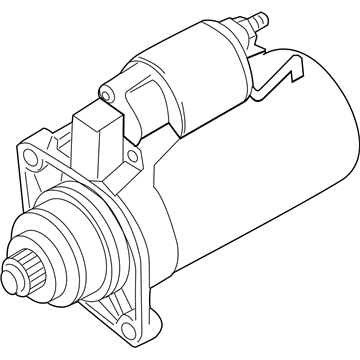 Volkswagen Jetta Starter - 02M-911-024-P