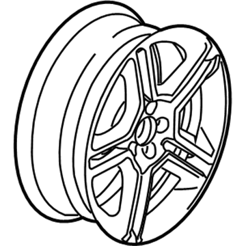 Volkswagen Beetle Alloy Wheels - 1C0-601-025-BB-8Z8