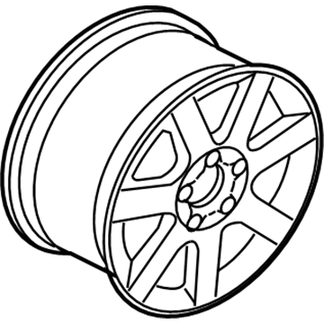 2002 Volkswagen Beetle Alloy Wheels - 1C0-601-025-E-091