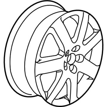 Volkswagen Beetle Alloy Wheels - 1C0-601-025-AH-8Z8