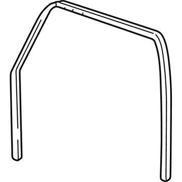 1997 Volkswagen EuroVan Window Channel - 701-837-710-C