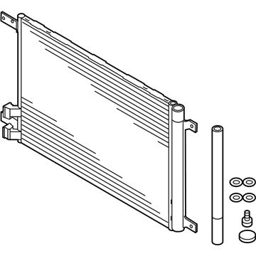 Volkswagen A/C Condenser - 5Q0-816-411-BF