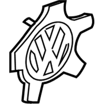 Volkswagen Rabbit Wheel Bearing Dust Cap - 3C0-601-149-R-8Z8