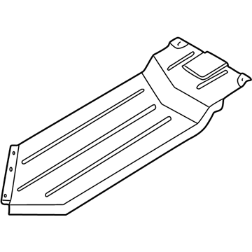 Volkswagen EuroVan Exhaust Heat Shield - 721-253-718-B