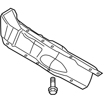 Volkswagen 5N0-825-671-D Heat Shield