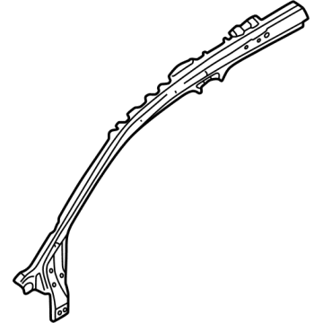 Volkswagen 2GJ-809-437 Roof Rail