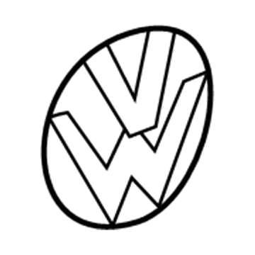 Volkswagen 1J6-853-630-B-ULM Emblem