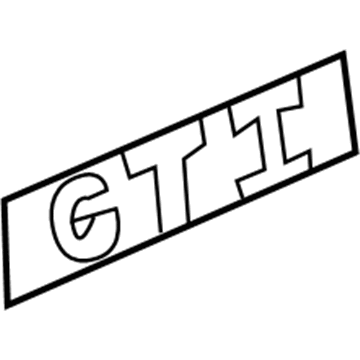 Volkswagen 1J0-853-675-AH-GQF Nameplate