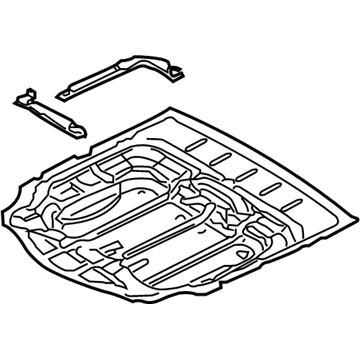 Volkswagen Touareg Floor Pan - 7L0-803-261-C
